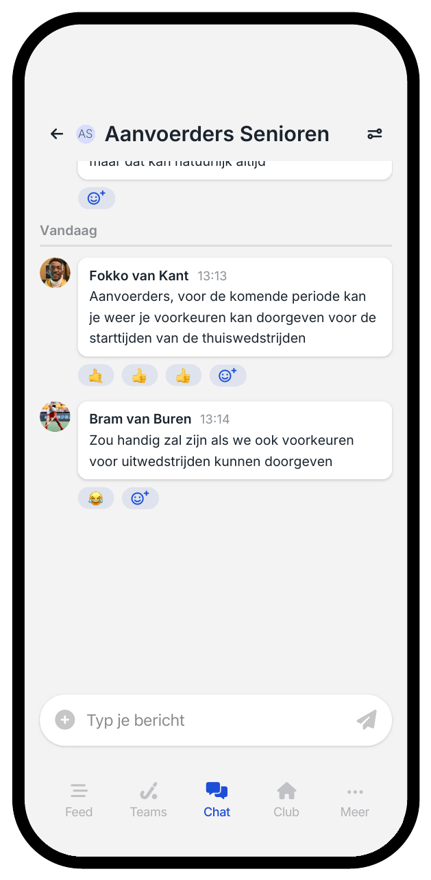 Groep Aanvoerders Senioren