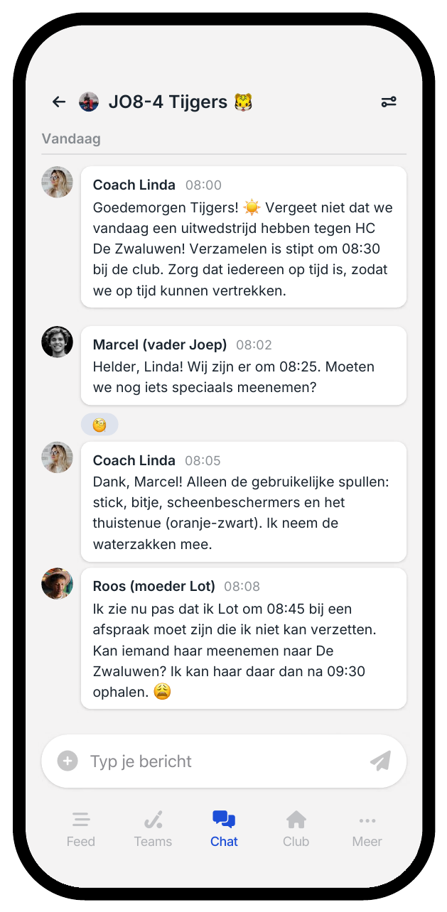 Groep JO8-4 Tijgers, bericht 1